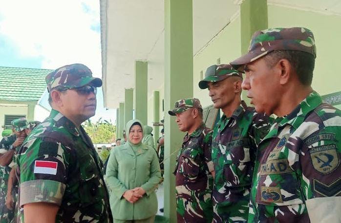 Kunjungi Makodim 1510 Sula, Pangdam XVI/Pattimura:  TNI Wajib Jaga Netralitas Serta Nama Baik Satuan
