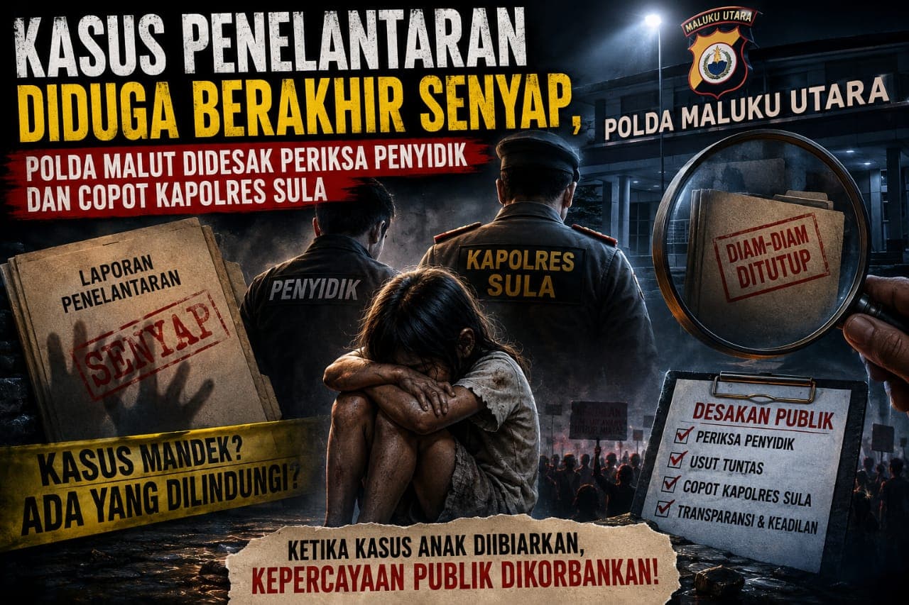 kasus-penelantaran-diduga-berakhir-senyap-polda-malut-didesak-periksa-penyidik-dan-copot-kapolres-sula